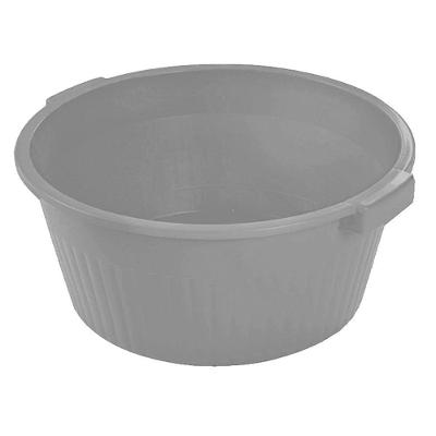 Bacia Canelada 34l Plasvale Cinza