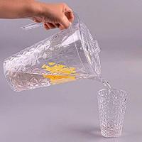 Jarra Cristal Com Tampa 2 Litros Rosa - 2