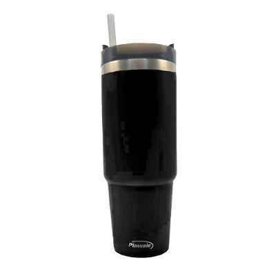 Copo Térmico Com Canudo 900ml Preto
