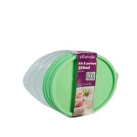 Kit 3 Potes Redondos Biovita 250ml Verde - 2
