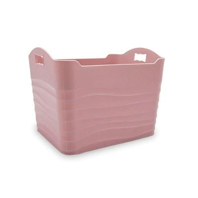 Cesto Organizador Ondas Multiuso 1,5 Litros - Plasvale Rosa