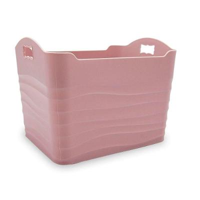 Cesto Organizador Ondas Multiuso 2,5 Litros - Plasvale Rosa