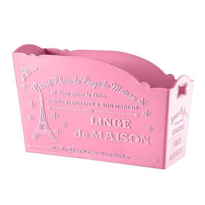 Cesto Organizador Paris Multiuso 2 Litros - Plasvale Rosa