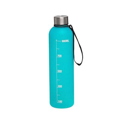 Garrafa De água Com Gradação 1l Azul