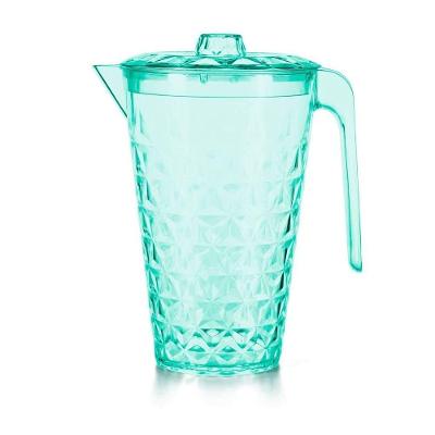 Jarra Cristal Com Tampa 2 Litros Azul