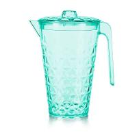 Jarra Cristal Com Tampa 2 Litros Azul - 1