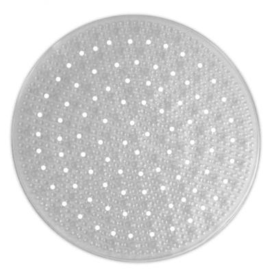 Tapete Para Box E Banheiro Antiderrapante Redondo Com Ventosa - Plasvale Transparente