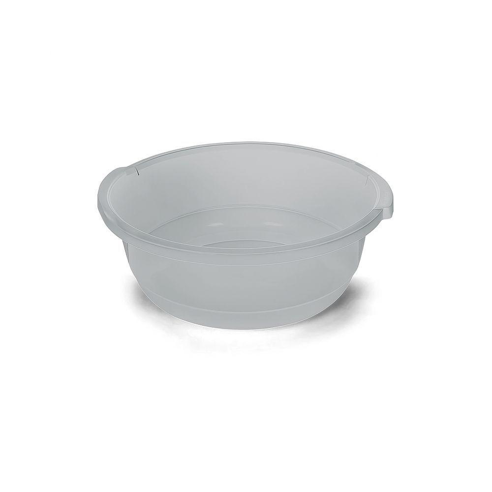 Bacia Plástica Graduada E Resistente Com Capacidade De 11l - Plasvale Cinza Outono - 1