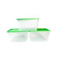 Kit 3 Potes 800ml Plasvale Verde - 1