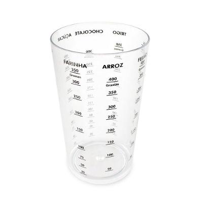 Copo Medidor E Dosador Graduado 580ml - Plasvale Branco