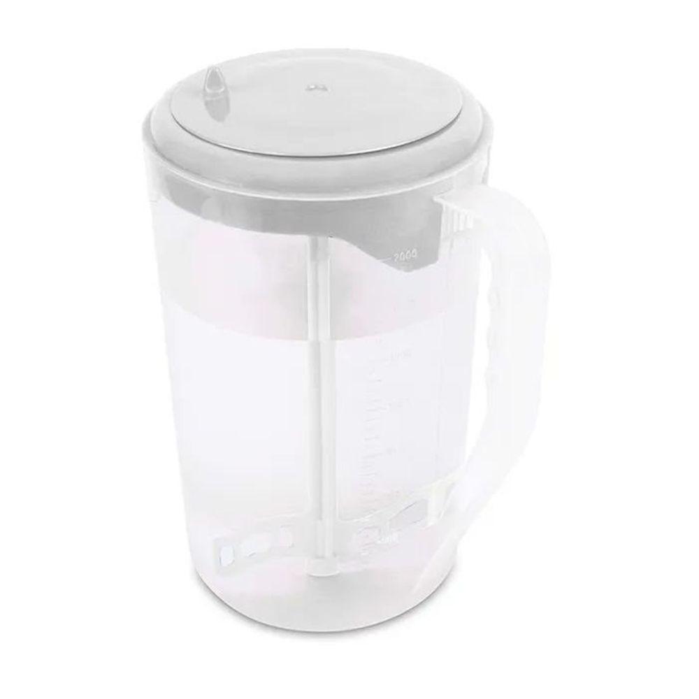 Jarra De Suco Com Mexedor 2l Branco - 1