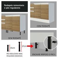 Cozinha Compacta 100% MDF Madesa Smart 170 Cm