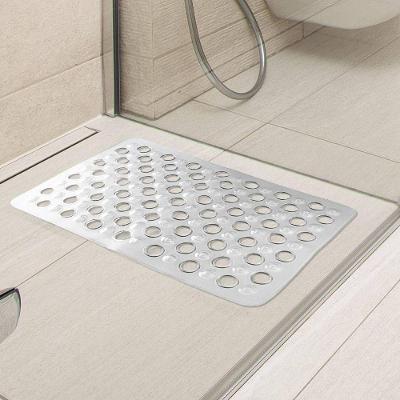 Tapete Para Box-banheiro Antiderrapante Retangular Tamanho G - Plasvale Transparente