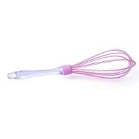 Batedor De Claras Fouet Silicone 29cm - Plasvale Rosa - 1