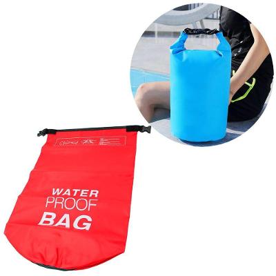 Bolsa Mochila Impermeavel Saco Estanque 5 Litros Camping Bag Vermelho
