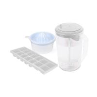 Kit Refresco - Jarra Com Mexedor, Forma E Espremedor Branco - 1