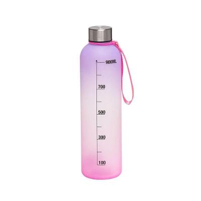 Garrafa De água Com Gradação 1l Lilás