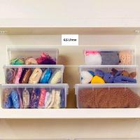 Caixa Plástica Organizadora Empilhável E Hermética Com Tampa 6,5l - 32,5x21,8x11,2cm (cxlxa) Transparente - 2