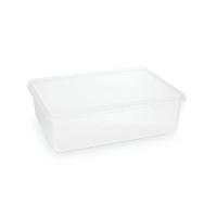 Kit 3 Caixas Herméticas Plásticas Empilháveis 6,5l Transparente - 2