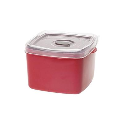 Pote Quadrado 2,8l Vermelho