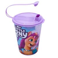 Copo Com Tampa 320ml My Little Pony Decorado Pony - 3