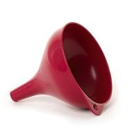 Funil De Plástico Pequeno Multiuso Com 9 Cm De Diâmetro - Plasvale Vermelho - 1