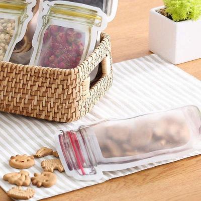 Kit 3 Embalagens Potes Zip Lock G Transparente