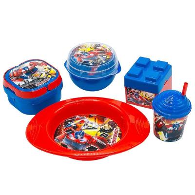 Kit Hora Da Brincadeira Transformers 5 Itens