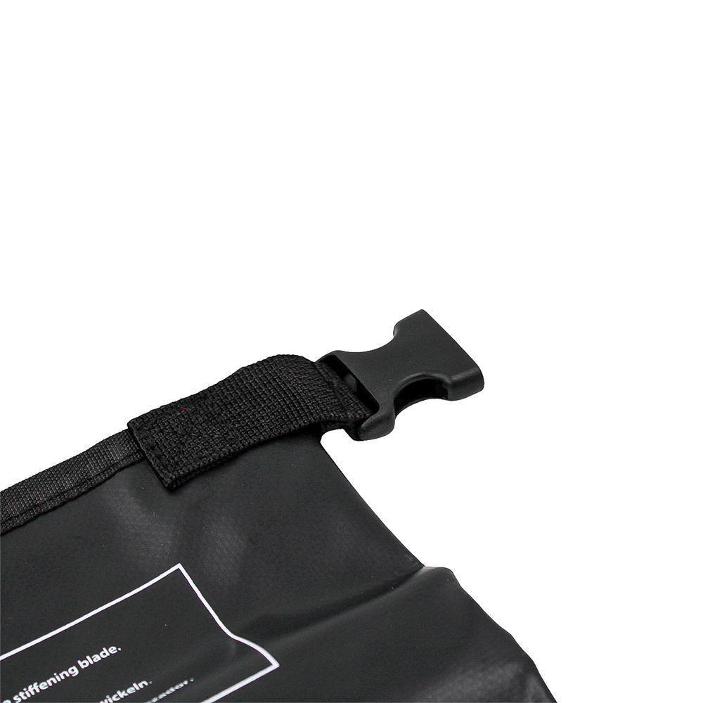 Bolsa Mochila Impermeavel Saco Estanque 5 Litros Camping Bag Preto - 2