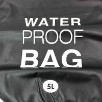 Bolsa Mochila Impermeavel Saco Estanque 5 Litros Camping Bag Preto - 3