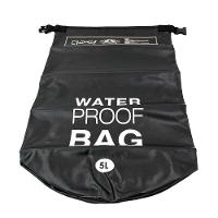 Bolsa Mochila Impermeavel Saco Estanque 5 Litros Camping Bag Preto - 4