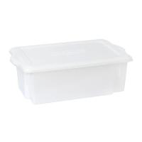 Caixa Plástica Empilhável Com Tampa 24,5l Plasvale - 56x33x19cm (cxlxa) Branco - 1