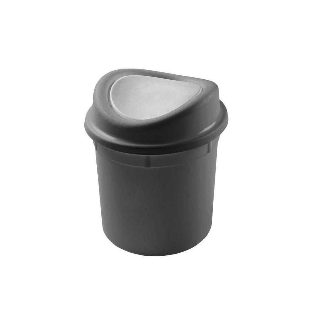 Lixeira Basculante Para Pia 2,7 Litros Cinza - 1