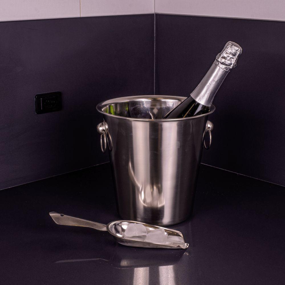 Kit 2 Pás Para Gelo Bebidas Inox Attuale Inox - 2