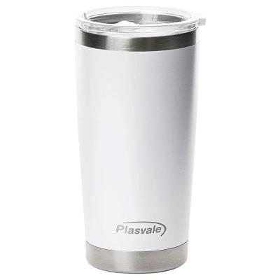 Copo Térmico Com Tampa Plasvale Branco