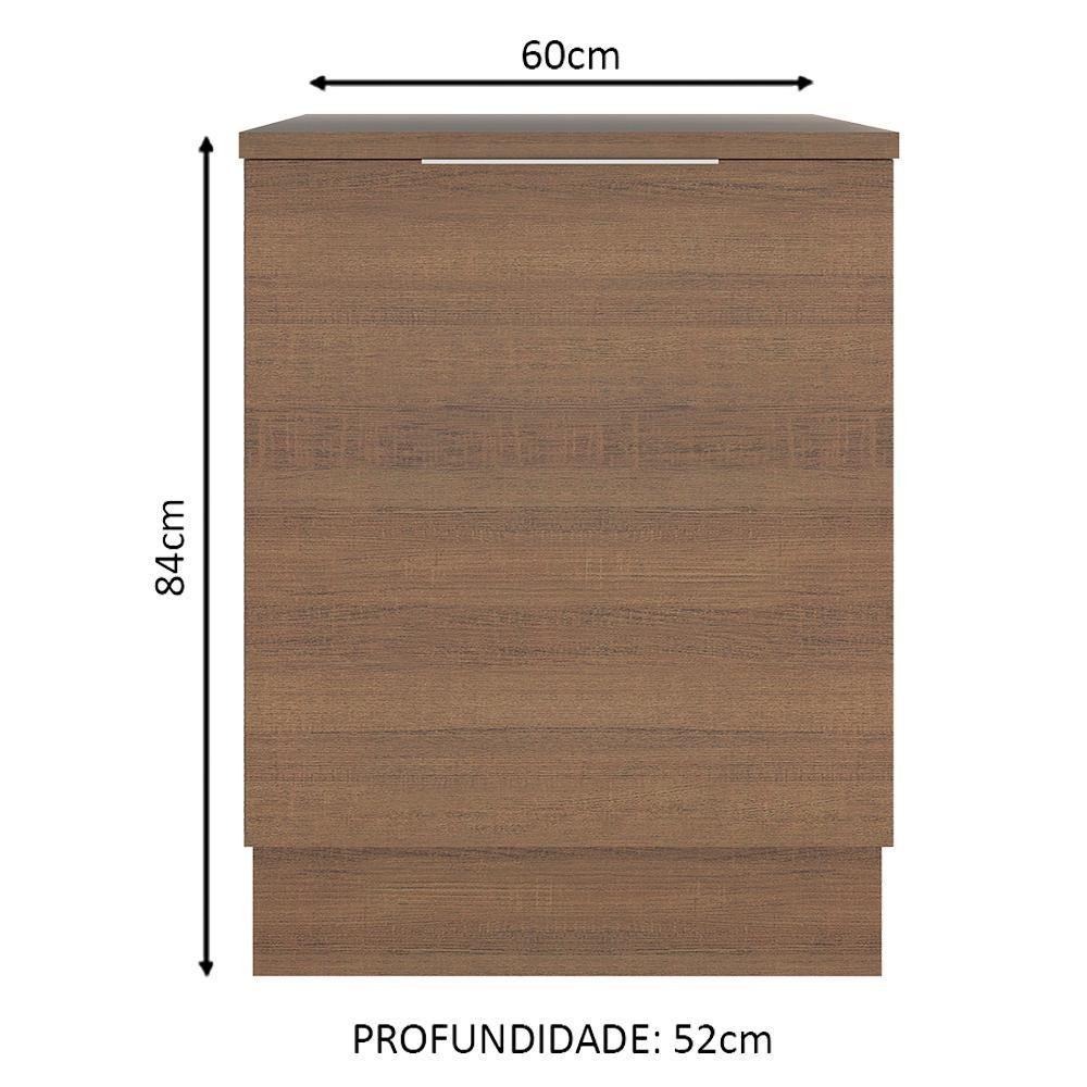 Balcão Stella 1 Porta Rustic Madesa - 4