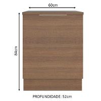 Balcão Stella 1 Porta Rustic Madesa