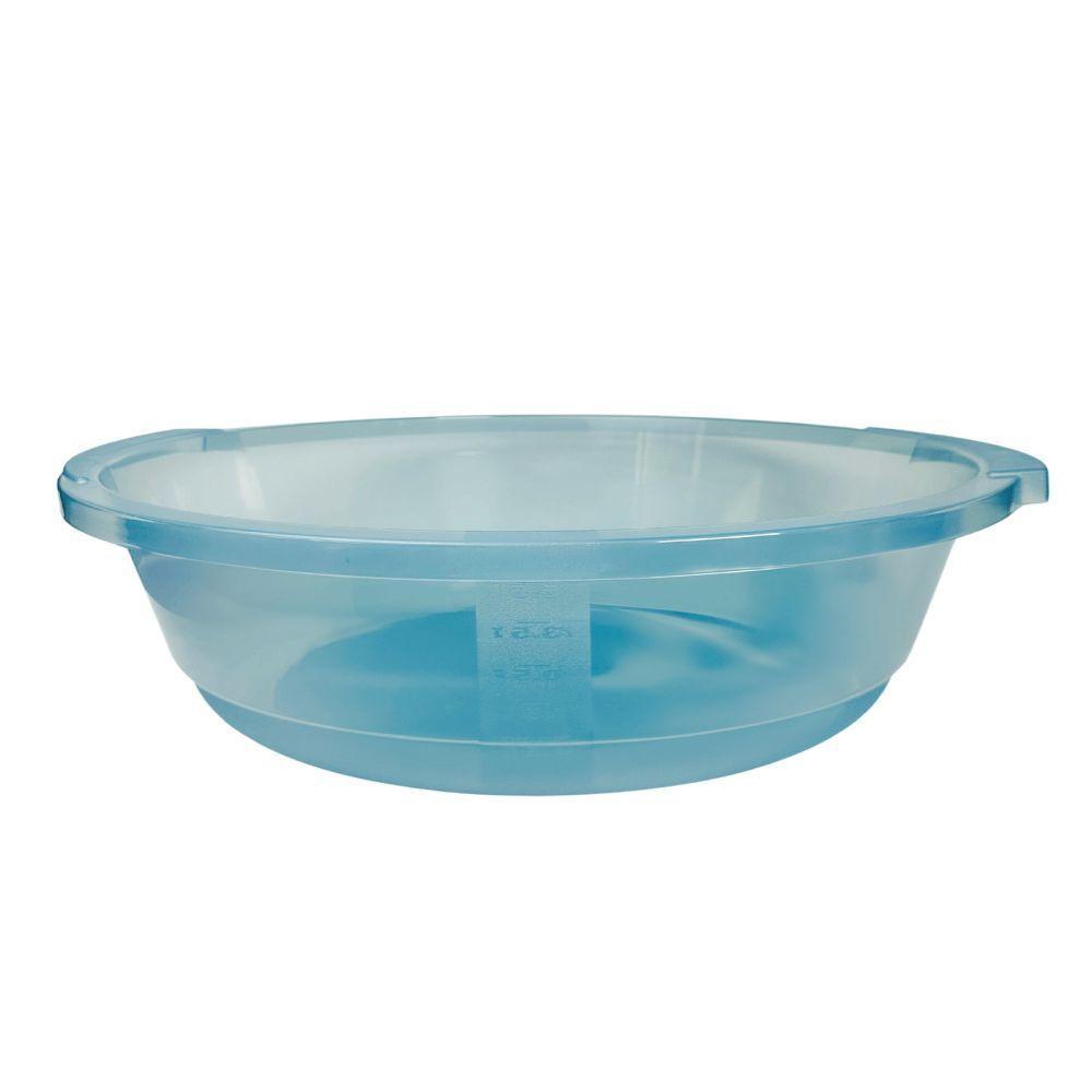 Bacia Plástica Graduada E Resistente Com Capacidade De 11l - Plasvale Azul - 3