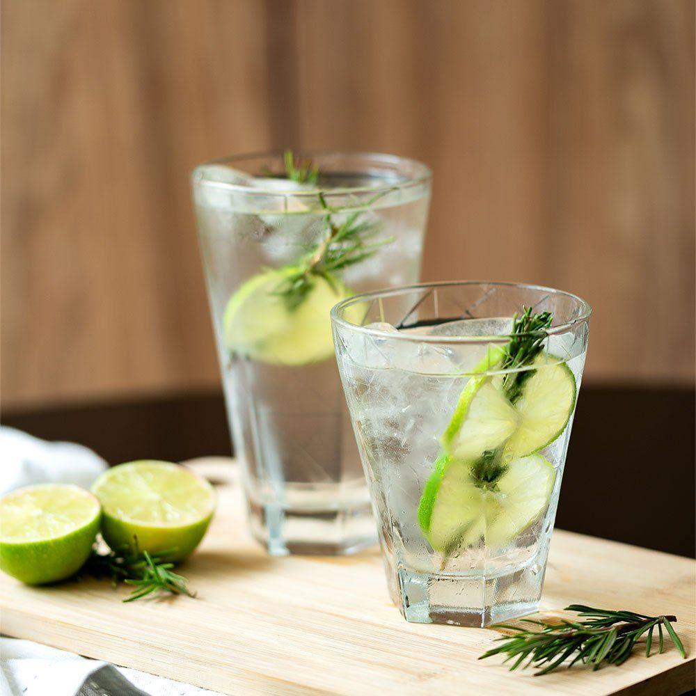 Jogo De Copos De Vidro Modelo Italiano 420ml - Conjunto Com 6 Unidades Transparente - 2