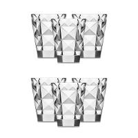 Jogo De Copos De Vidro Modelo Italiano 420ml - Conjunto Com 6 Unidades Transparente - 1