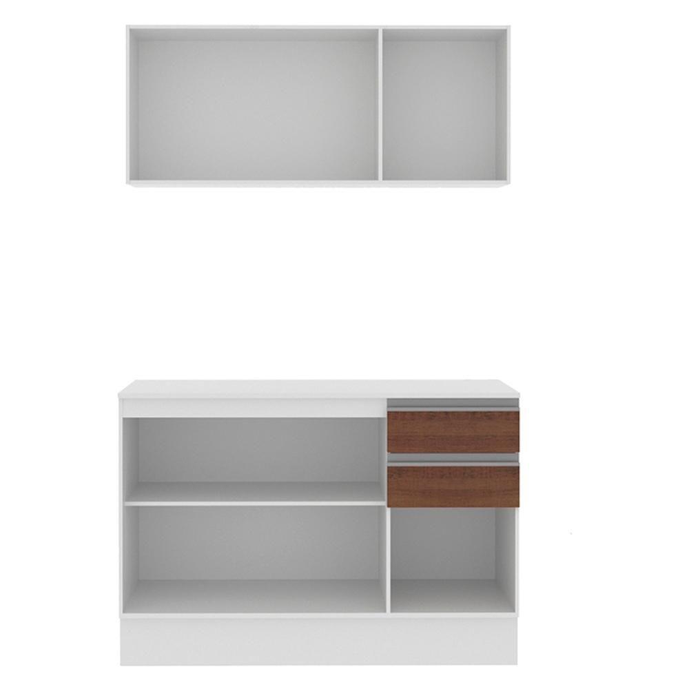 Cozinha Compacta 100% Mdf Madesa Smart 120 Cm Modulada Com Balcão E Tampo - 5