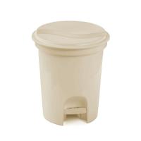 Lixeira Com Pedal 6,5 Litros Plasvale Nude - 1