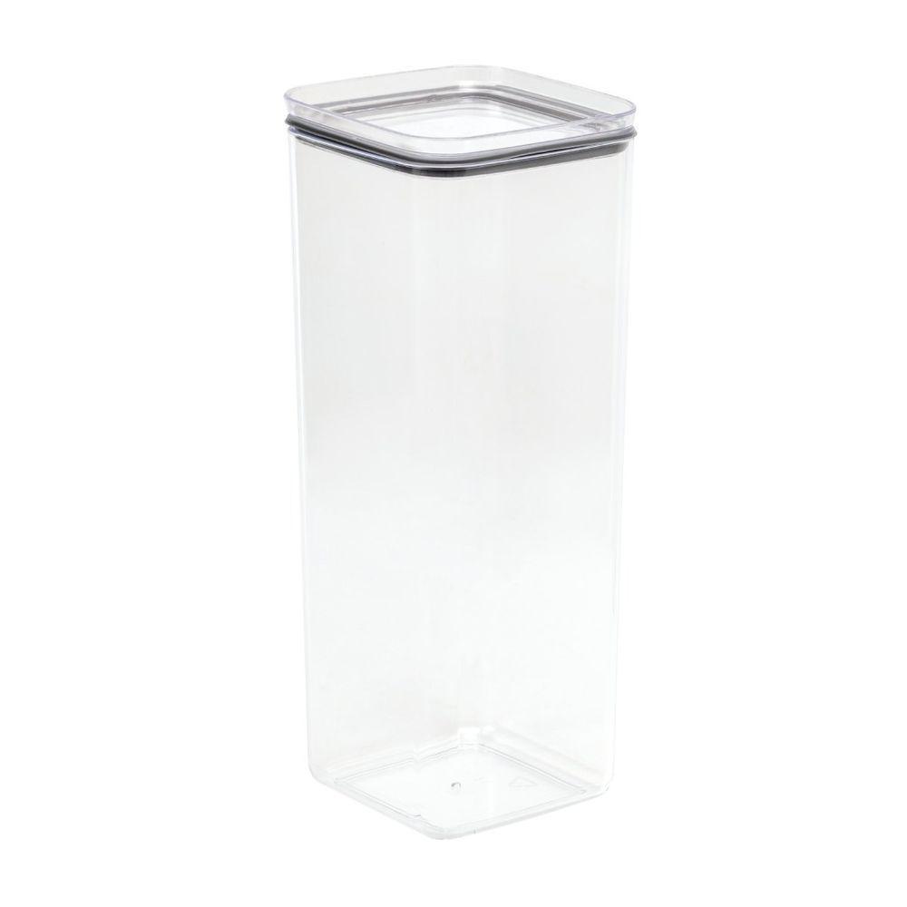 Porta Mantimentos Hermético Cristal 2 Litros Transparente - 1