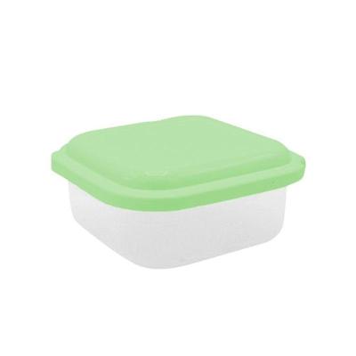 Pote Plástico Quadrado 1 Litro Plasvale Verde