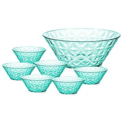 Kit Bowls Cristal Plasvale Azul