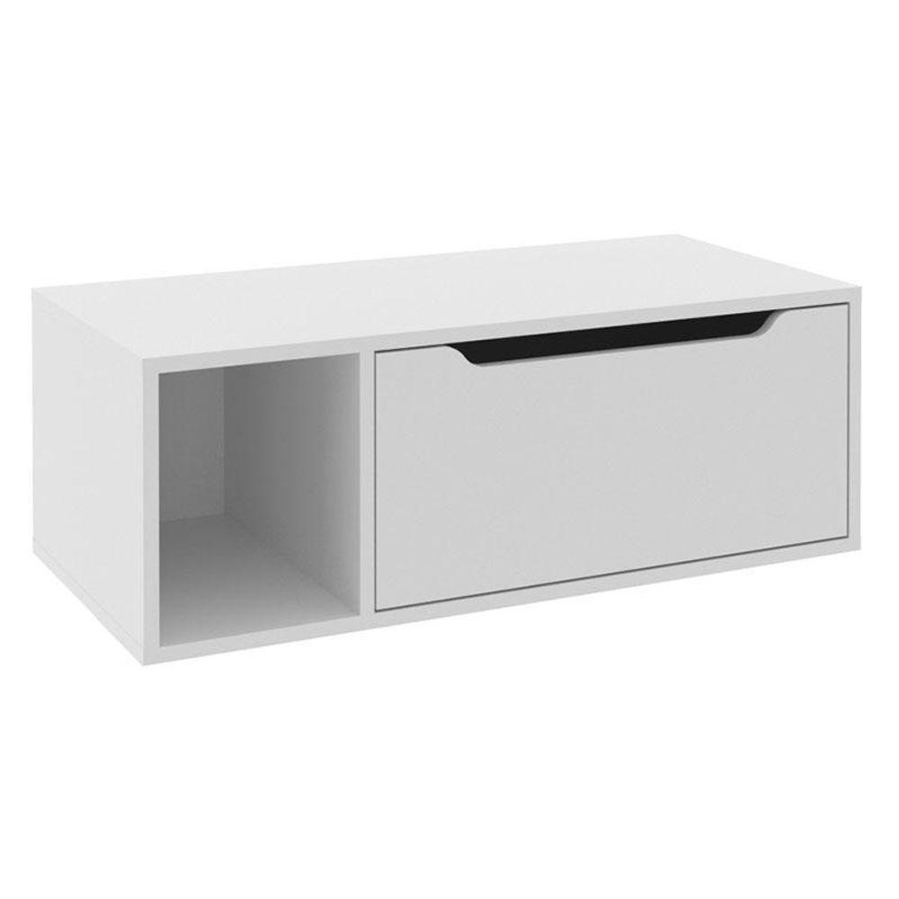 Balcão Gabinete Para Banheiro Suspenso Ambiente Bn3644 Branco - Tecnomobili - 3