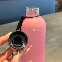 Garrafa De água Com Gradação 1l Rosa - 3