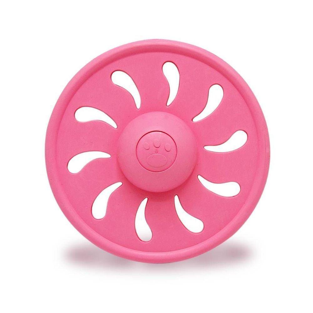 Disco Frisbee Com Apito Plasvale Rosa - 1