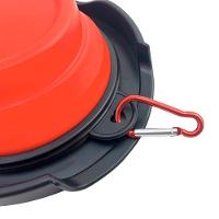 Comedouro Duplo Retrátil Portátil Com Gancho Cães Gatos - 2