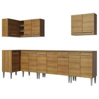 Cozinha Completa de Canto Madesa Emilly Rock Rustic - 2